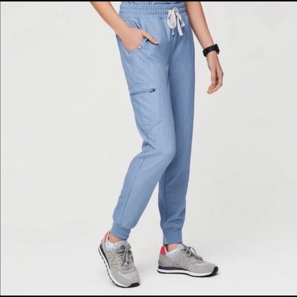 FIGS | Heather Indigo High Waisted Zamora Scrub Pants